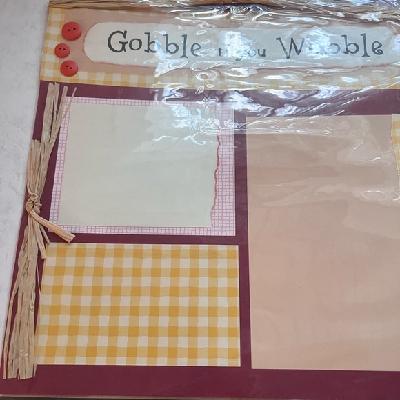 Scrap Book/Photo Album with Fall/Harvest/Thanksgiving pages Inside - Picture 5 of 6